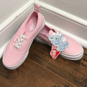 NWT Vans 'Authentic Elastic' Chalk Pink/White Shoe